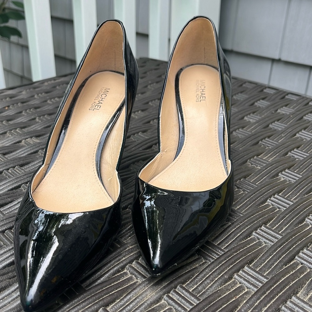 Michael Kors patent leather heels. Size 7.